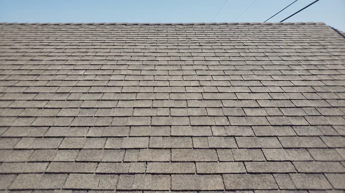 Re-roof under solar panels — before